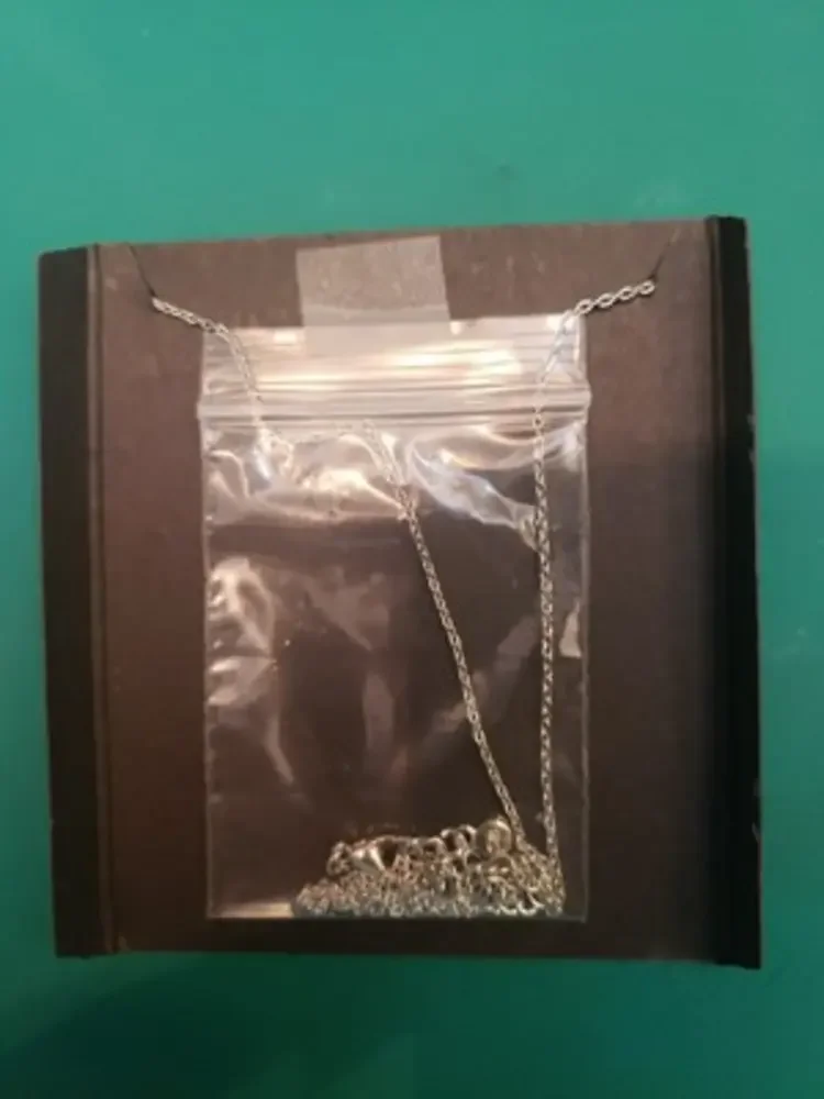 Secret Box BLESSED CZ Silver Dipped Necklace - Picture 2 of 3